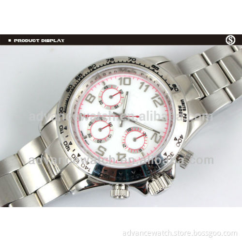 Alibaba China multifunction stainless steel watch man watch